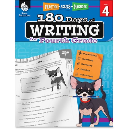 Shell Education 180 Days of Writing Book, Grade 4 51527